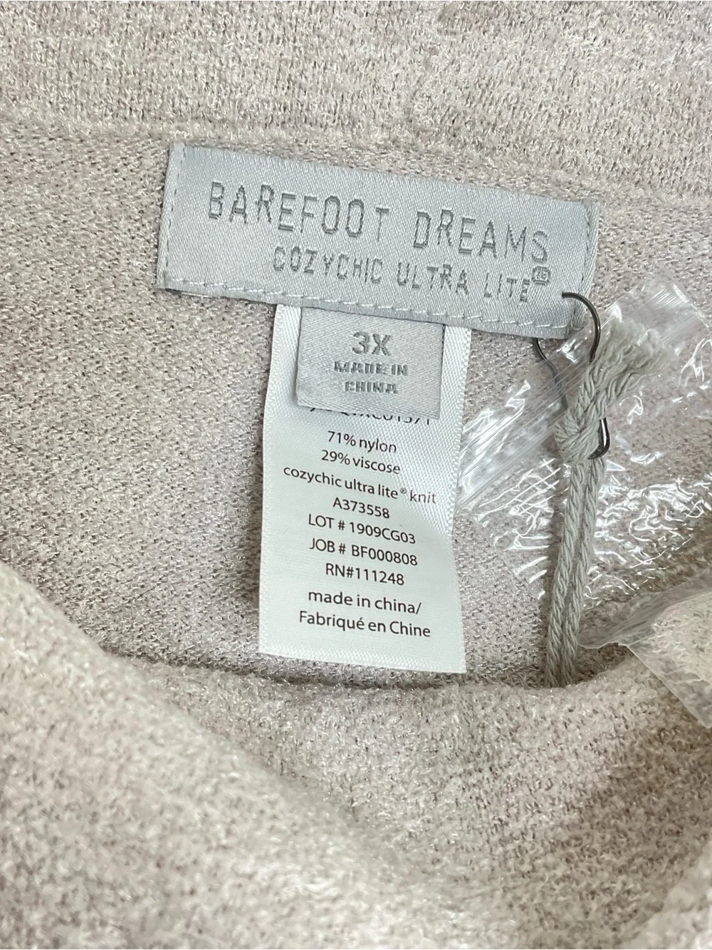 Barefoot Dreams Cozychic Ultra Lite Cowl Neck Poncho Size 3X